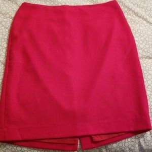 Hot pink skirt